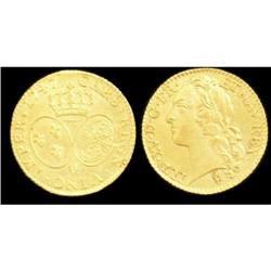 France - Louis D'or, 1747W KM#513,22 Certifie