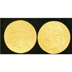 France - Louis D'or, 1749W KM#513,22 Certifie