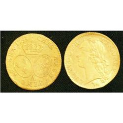France - Louis D'or, 1753A KM#513,1 Certified