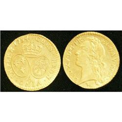 France - Louis D'or, 1754A KM#513,1 Certified