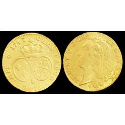 France - 2 Louis D'or, 1747BB KM#519,4 Certif
