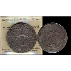 Guatemala Silver 8 Reales 1757G KM#18 Ferdina