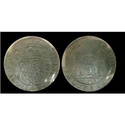 Mexico Silver 8 Reales KM#103 1735Mo Ferdinan