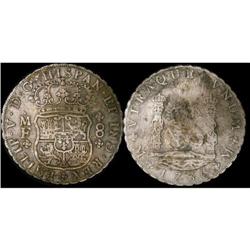 Mexico Silver 8 Reales KM#103 1736Mo VF(b)