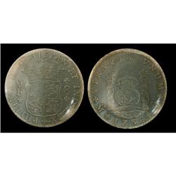 Mexico Silver 8 Reales KM#103 1736Mo Ferdinan