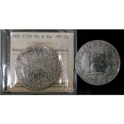 Mexico Silver 8 Reales KM#103 1739Mo Philip V