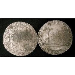 Mexico Silver 8 Reales KM#103 1740Mo VF(b)