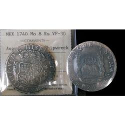 Mexico Silver 8 Reales KM#103 1740Mo Philip V