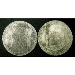 Mexico Silver 8 Reales KM#103 1741Mo VF©