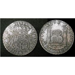 Mexico Silver 8 Reales KM#103 1741Mo VF(b)