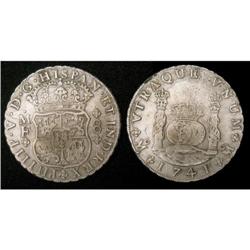 Mexico Silver 8 Reales KM#103 1741Mo VF(b)