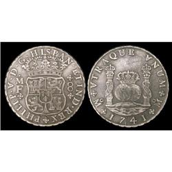 Mexico Silver 8 Reales KM#103 1741Mo VF(b)