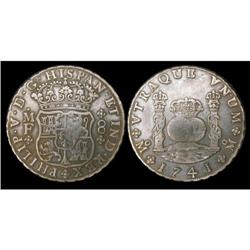 Mexico Silver 8 Reales KM#103 1741Mo VF(b)