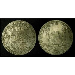 Mexico Silver 8 Reales KM#103 1742Mo VF(b)