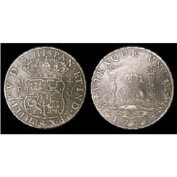 Mexico Silver 8 Reales KM#103 1743Mo VF©