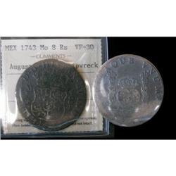 Mexico Silver 8 Reales KM#103 1743Mo Philip V