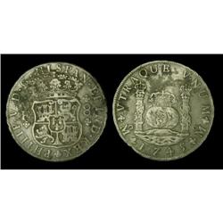 Mexico Silver 8 Reales KM#103 1745Mo VF©