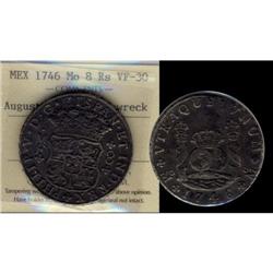 Mexico Silver 8 Reales KM#103 1745Mo Philip V