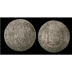 Mexico Silver 8 Reales KM#103 1746Mo 6/? EF©,