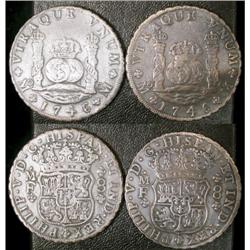 Mexico Silver 8 Reales KM#103 1746Mo VF©.  Lo