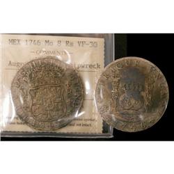 Mexico Silver 8 Reales KM#103 1746Mo Philip V