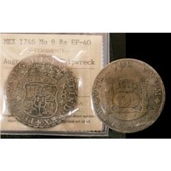 Mexico Silver 8 Reales KM#103 1746Mo Philip V