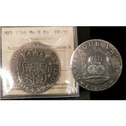 Mexico Silver 8 Reales KM#103 1746Mo Philip V