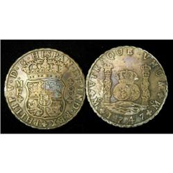 Mexico Silver 8 Reales KM#103 1747Mo Philip V