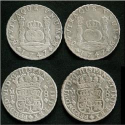 Mexico Silver 8 Reales KM#104,1 1747Mo VF©. L