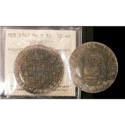 Mexico Silver 8 Reales KM#103 1747Mo Philip V