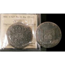 Mexico Silver 8 Reales KM#103 1747Mo Philip V