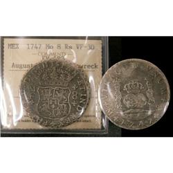 Mexico Silver 8 Reales KM#103 1747Mo Philip V