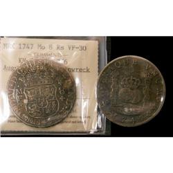 Mexico Silver 8 Reales KM#104.1 1747/6Mo Ferd