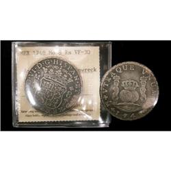 Mexico Silver 8 Reales KM#104.1  1748/7Mo Fer