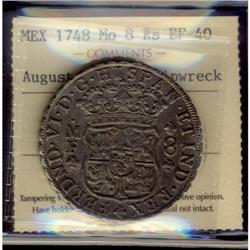 Mexico Silver 8 Reales KM#104.1  1748Mo Ferdi