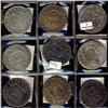 Image 1 : Mexico Silver 8 Reales (Mo).  Lot of 9 pcs in