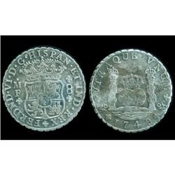 Mexico Silver 8 Reales KM#104,1 1749Mo EF(b)