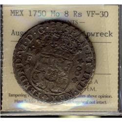 Mexico Silver 8 Reales KM#104,1 1751Mo.  Lot