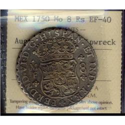 Mexico Silver 8 Reales KM#104.1  1751Mo Ferdi