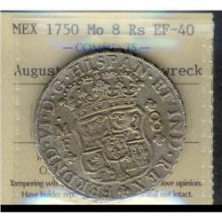 Mexico Silver 8 Reales KM#104.1  1751Mo Ferdi