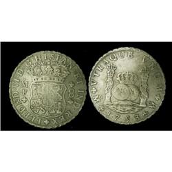 Mexico Silver 8 Reales KM#104,1 1753Mo VF20(b