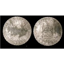 Mexico Silver 8 Reales KM#104,1 1753Mo VF30(c