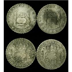 Mexico Silver 8 Reales KM#104,1 1753Mo VF30©.