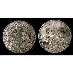 Mexico Silver 8 Reales KM#104,1 1753Mo EF40(b