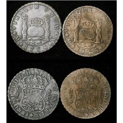 Mexico Silver 8 Reales KM#104,1 1754Mo MF VF2