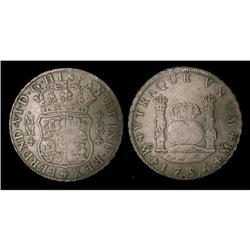 Mexico Silver 8 Reales KM#104,1 1754Mo MM VF(