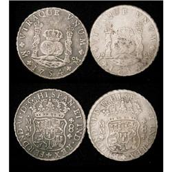 Mexico Silver 8 Reales KM#104,2 1754Mo MM VF2