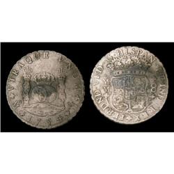 Mexico Silver 8 Reales KM#104,2 1754Mo MM VF3