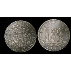 Mexico Silver 8 Reales KM#104,1 1754Mo MF VF3