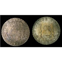 Mexico Silver 8 Reales KM#104,1 1754Mo MF VF3